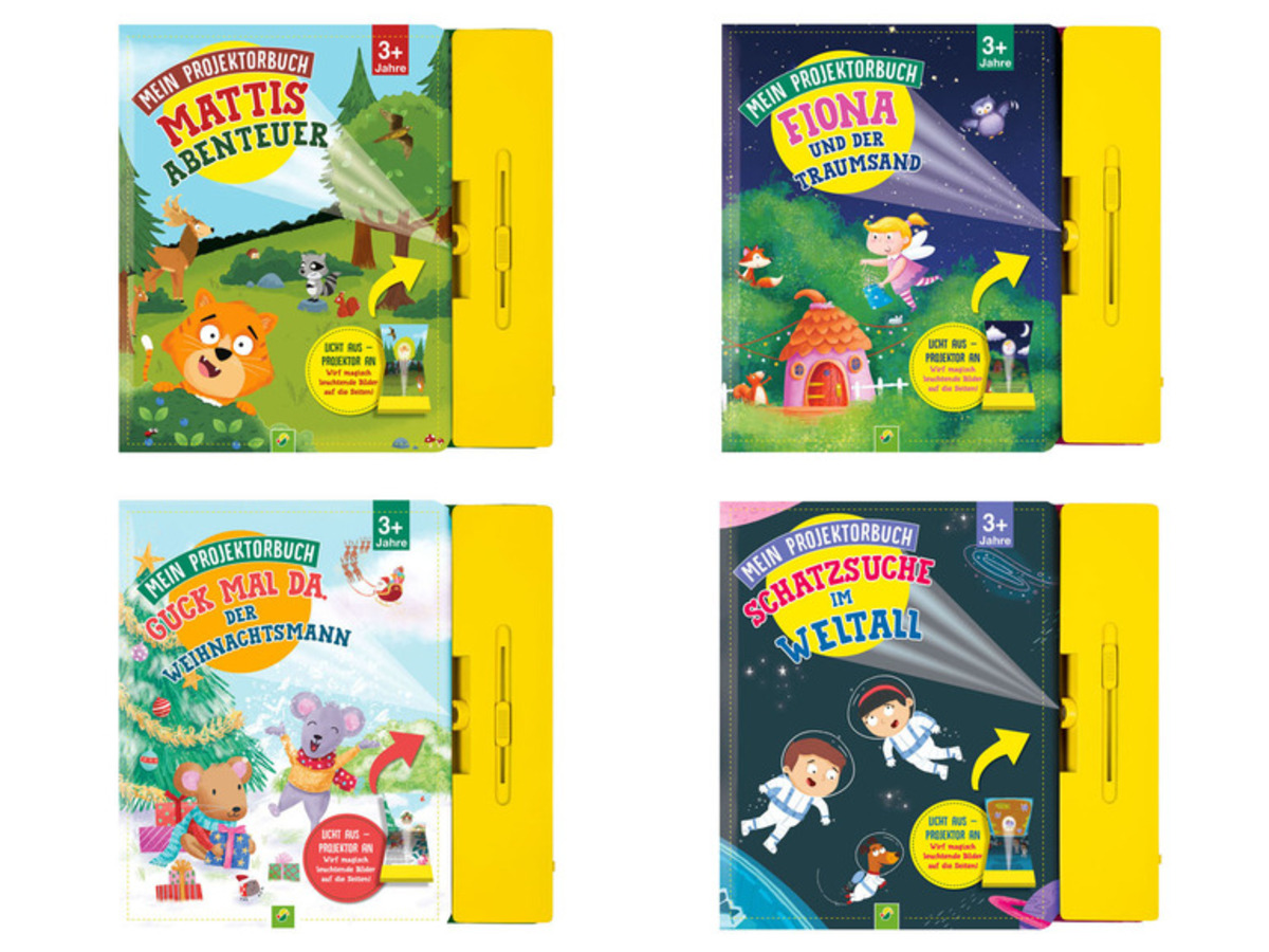 Bild 1 von Projektorbuch, mit 6 Projektor-Bildern (Achtung LV: OSDE)