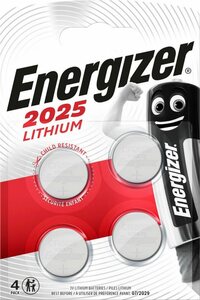 Energizer »CR2025 Knopfzelle 4x« Knopfzelle, CR2025 (3 V)
