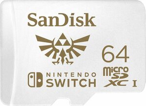 Sandisk »microSDXC Extreme 64GB für Nintendo Switch« Speicherkarte (64 GB, 100 MB/s Lesegeschwindigkeit, U3/UHS-I/Cl.10/R100/W60)
