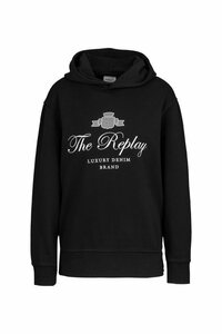 Replay Hoodie »Sweatshirt mit Kapuze« Normaler Schnitt aus reiner Baumwolle