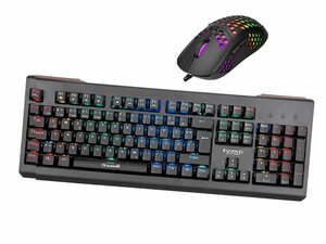 Hyrican »Marvo KG959G/M399 Gaming-Set« Tastatur- und Maus-Set, RGB Hintergrundbeleuchtung