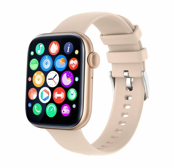 Bild 1 von GelldG Smartwatch mit Telefonfunktion, 1,8 Fitnessuhr, Fitness Tracker Uhr Smartwatch