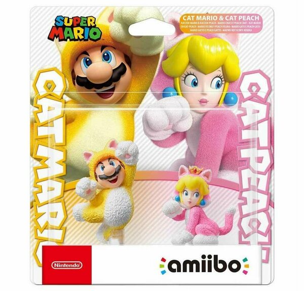 Bild 1 von Nintendo Spielfigur »amiibo Doppelpack Katzen-Mario und Katzen-Peach«, (Set, 2-tlg)