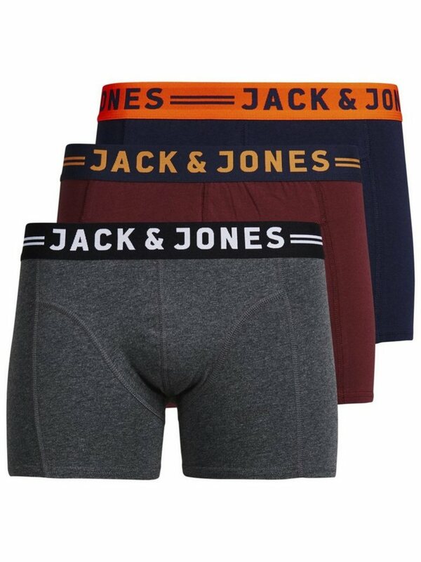 Bild 1 von Jack & Jones Boxer »JAC Lichfield Trunks« (3 Stück) mit kontrastfarbigem Bund