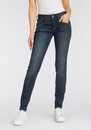 Bild 1 von Herrlicher Slim-fit-Jeans »GINA SLIM POWERSTRETCH« mit seitlichem Keileinsatz