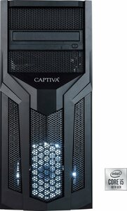 CAPTIVA I56-068 Advanced Gaming-PC (Intel Core i5 10400 Comet Lake, GTX 1650, 8 GB RAM, 1000 GB HDD, 480 GB SSD, Luftkühlung)