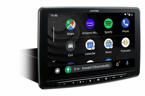 ALPINE »Alpine INE-F904D - 1-DIN Navigationssystem mit 9-Zoll Touchscreen, DAB+, HDMI und Apple CarPlay /Android Auto« Stereoanlage