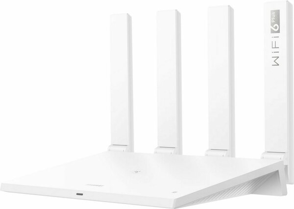 Bild 1 von Huawei »WiFi AX3 (Dual Core)« WLAN-Router, Router Weiß (WiFi 6 802.11ax, Dual-Band, bis zu 3.000 Mbit/s)