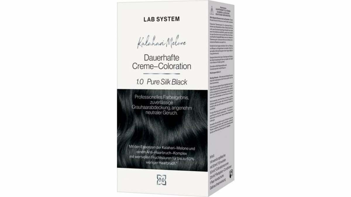 Bild 1 von LAB SYSTEM Creme-Coloration 1.0 Pure Silk Black