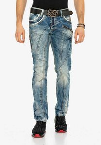 Cipo & Baxx Bequeme Jeans mit modischen Ziernähten