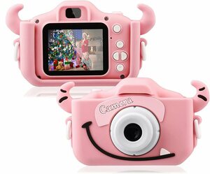 kueatily »Kinder Kamera, 2.0”Display Digitalkamera Kinder (Blau or Rosa Wählen) Geschenke für 3 4 5 6 8 7 9 Jahre Jungen und mädchen, 1080P HD Anti-Drop Fotoapparat Kinder für Weihnachten