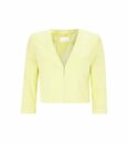 Bild 1 von Boss Kurzblazer »HUGO BOSS Kurzblazer elegante Damen Trend-Jacke mit Dreiviertelarm Gelb Business-Blazer Gelb meliert«