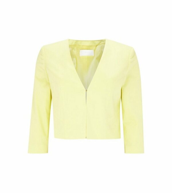 Bild 1 von Boss Kurzblazer »HUGO BOSS Kurzblazer elegante Damen Trend-Jacke mit Dreiviertelarm Gelb Business-Blazer Gelb meliert«