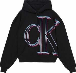 Calvin Klein Jeans Kapuzensweatshirt »ILLUMINATED CK HOODIE« mit farbenfrohem CK-Print