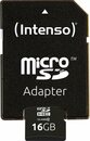 Bild 1 von Intenso »microSDHC Class 10 + SD-Adapter« Speicherkarte (16 GB, 20 MB/s Lesegeschwindigkeit)