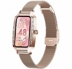 QTIYE Smartwatch,Fitness Tracker Uhr mit Anruffunktion,Damen Herren Watch Smartwatch (1,47" Platz Voll Touchscreen " Zoll)