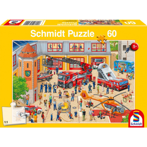 Puzzle - Kindertag auf der Feuerwehrstation - 60 Teile