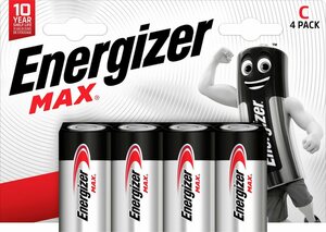 Energizer »MAX C Alkali Batterien 4er Pack« Batterie, (4 St)