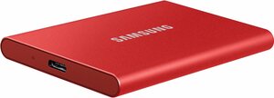 Samsung »Portable SSD T7« externe SSD (1 TB) 1050 MB/S Lesegeschwindigkeit, 1000 MB/S Schreibgeschwindigkeit