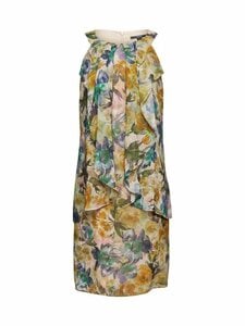 Esprit Collection Midikleid »Recycelt: Chiffonkleid mit floralem Muster«