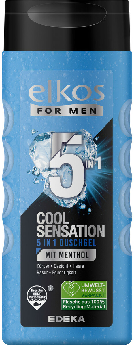 Bild 1 von Elkos MEN Duschgel 5in1 Cool Sensation 300ML