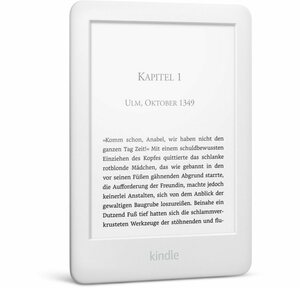 Amazon Kindle 6'' WiFi 8 GB - eBook-Reader - weiß E-Book (6 Zoll)