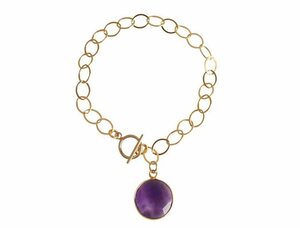 Gemshine Charm-Armband »Amethyst CANDY«, Made in Germany