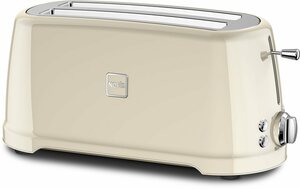 NOVIS Toaster 6116.09.20 Iconic Line - T4 creme, 2 lange Schlitze, 1600 W