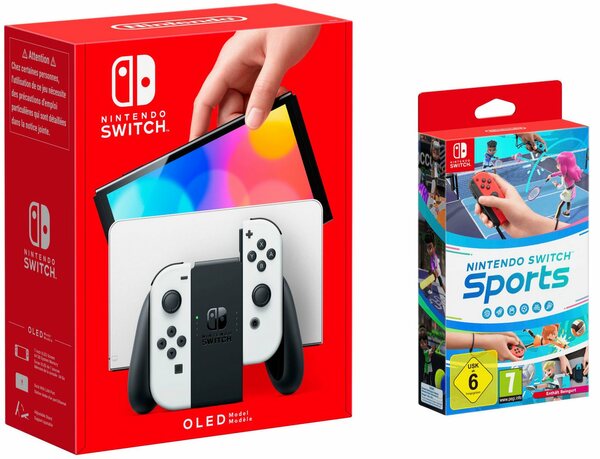 Bild 1 von Nintendo Switch, OLED-Modell, inkl. Switch Sports
