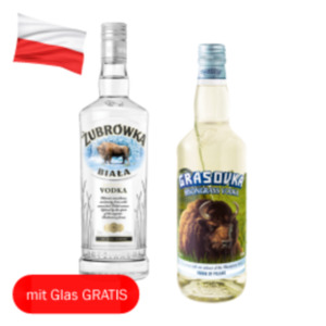 Grasovka Vodka, Zubrowka Biala Vodka oder Old Pascas Rum