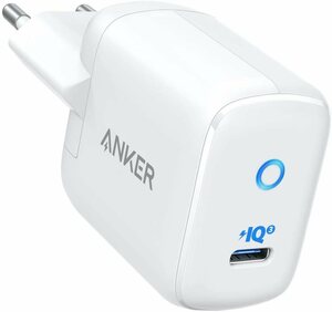 Anker »PowerPort III Mini« Smartphone-Ladegerät (30W Power IQ 3.0 kompaktes Power Delivery Typ-C Ladegerät für iphone 11/11 Pro/11 Pro max/XR/XS/X/8, iPad Pro, MacBook, Galaxy S10/9,Pixel,Mate 2