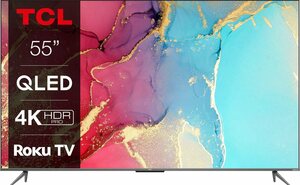 TCL 55RC630X1 QLED-Fernseher (139 cm/55 Zoll, 4K Ultra HD, Smart-TV, HDR Pro, HDR10+, Dolby Vision, Game Master, HDMI 2.1, ONKYO Sound, Metallgehäuse)