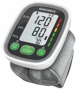 Soehnle Handgelenk-Blutdruckmessgerät Systo Monitor 100, erkennt unregelmäßige Herzschläge