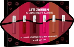 MAYBELLINE NEW YORK Schmink-Set »Lippenstift-Super Stay Matte Ink 6er Set«, 6-tlg.
