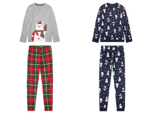 pepperts Kinder Jungen Pyjama mit weihnachtlichen Motiven