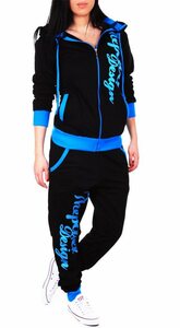 Code47 Jogginganzug »Damen Power Jogginganzug 506« (Sportanzug Trainingsanzug Fitnessanzug, 2-tlg., Sportswear TrackSuit Sweat)