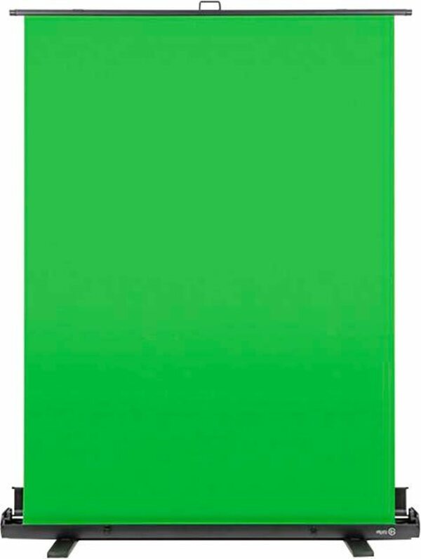 Bild 1 von Elgato »Elgato Green Screen Polyester - 1.48 m x 1.8 m - Chroma-Key - Chromagreen« Pull-Up-Leinwand (Aluminiumkoffer)