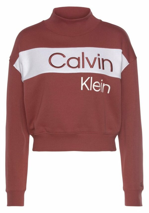 Bild 1 von Calvin Klein Jeans Sweatshirt »COLOR BLOCKING MOCK NECK« mit großem Calvin Klein Jeans Logo-Schriftzug