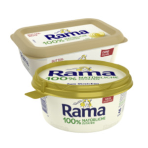 Rama pflanzlich basierter Brotaufstrich o. mit Butter