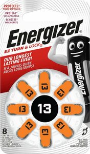 Energizer »Zinc-Air ENR EZ Turn & Lock (13) 8 Stück« Batterie