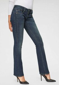 Herrlicher Bootcut-Jeans »GINA BOOTCUT POWERSTRETCH« mit seitlichem Keileinsatz