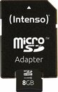 Bild 1 von Intenso »microSDHC Class 10 + SD-Adapter« Speicherkarte (8 GB, 20 MB/s Lesegeschwindigkeit)