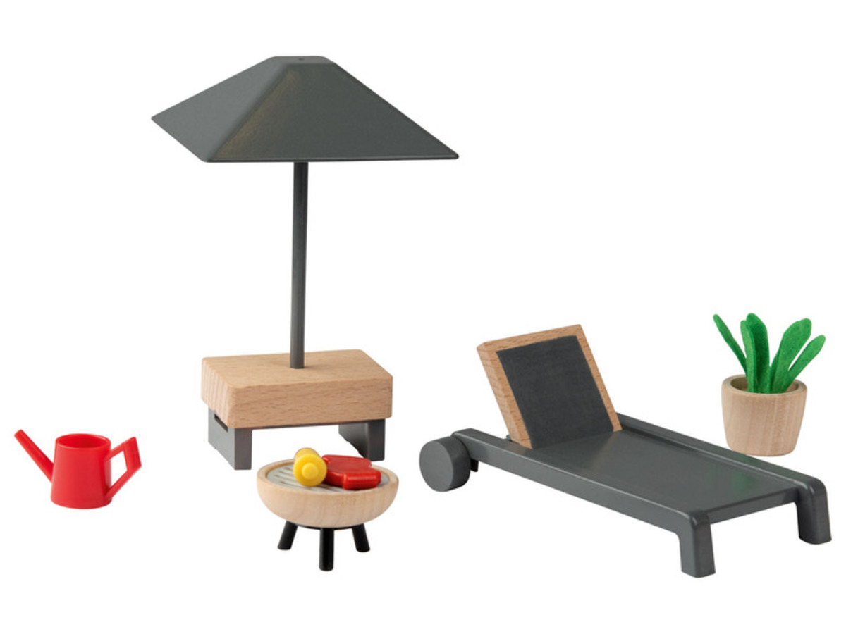 Bild 4 von Playtive XXL-Holz-Puppenhaus, 54-teilig