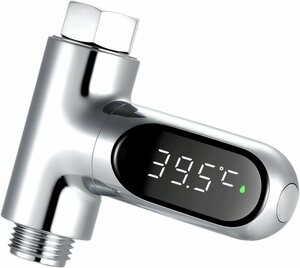 Housruse Badethermometer »Duschthermometer, Baby-Badethermometer, digitale LED-Duschtemperaturanzeige, Anzeige in Celsius/Fahrenheit, um 360 ° drehbarer Bildschirm, für Küche, Familienbad«