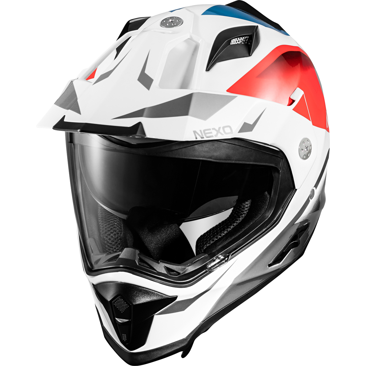 Bild 1 von Nexo MX-Line Fiberglas Endurohelm Motorradhelm mehrfarbig Größe XL