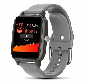 Leway Herren Damen Fitnessuhr mit Herzfrequenzmessung, Schrittzähler, Schlafmonitor, wasserdichte Smartwatch Smartwatch