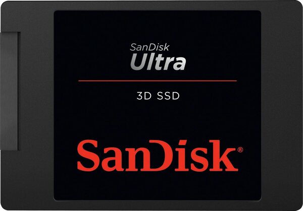 Bild 1 von Sandisk »Ultra 3D« SSD 2,5" (500 GB) 560 MB/S Lesegeschwindigkeit, 530 MB/S Schreibgeschwindigkeit)