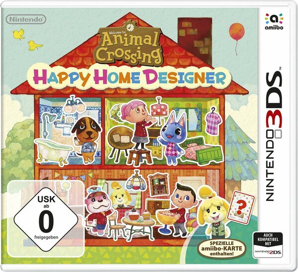 Bild 1 von Animal Crossing Happy Home Designer Nintendo 3DS, inkl. Amiibo Karte