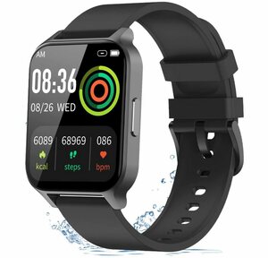 GelldG D20S/Y68 Smart Watch Schlafen Fitness wasserdichte Uhr - 1,44 Zoll TFT LCD – Touch-Taste Smartwatch Kompatibel mit Android 4.4 und IOS 9.0 Oben Smartwatch