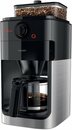 Bild 1 von Philips Kaffeemaschine mit Mahlwerk Grind & Brew HD7767/00, aromaversiegeltes Bohnenfach, edelstahl/schwarz